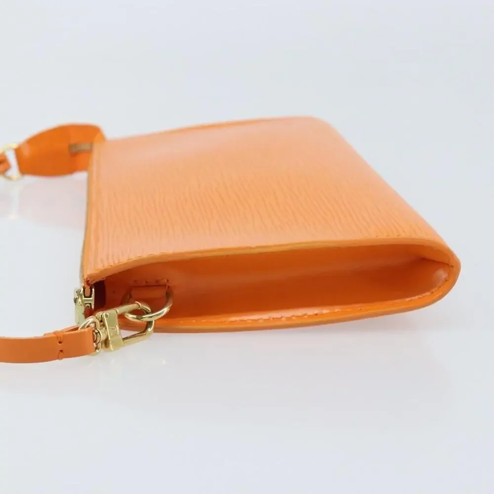 Louis Vuitton Epi Pochette Accessoires Pouch Orange Mandarin